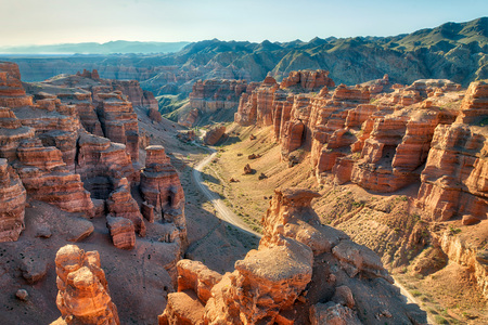 Charyn Canyon in South East Kazakhstan