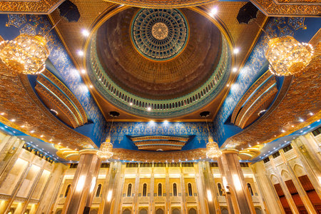 Kuwait  Grand Mosque, taken in Kuwait in December 2018のeditorial素材