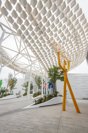 Kuwait Cultural Centre, taken in Kuwait in December 2018のeditorial素材