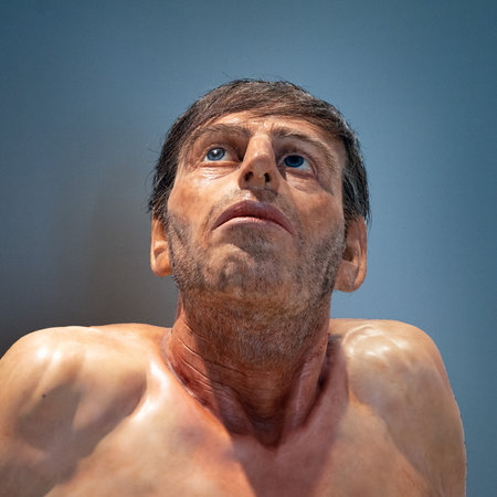 Hyperrealistic Wax Figures, taken at Heydar Aliyev Center in Baku, Azerbaijan in January 2019