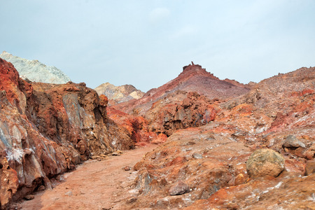 Hormuz Island in the Hormuz straight, south Iranの写真素材