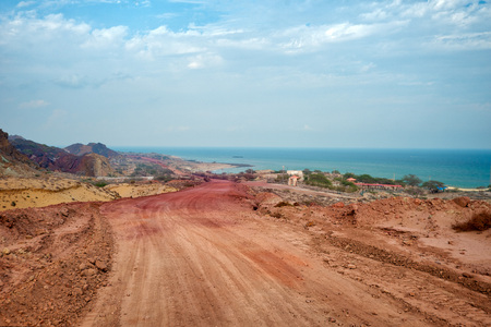 Hormuz Island in the Hormuz straight, south Iranの写真素材
