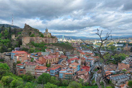 Tbilisi Downtown, Georgiaのeditorial素材