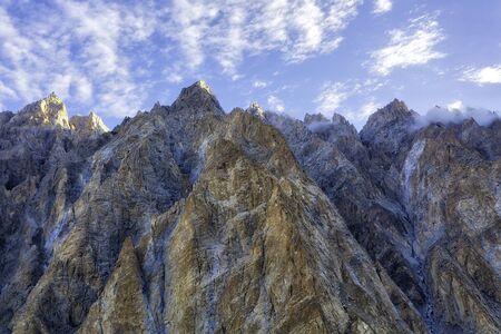 Karakoram Highway in the Northern Provinces of Pakistan, taken in August 2019の写真素材
