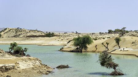 Karakoram Highway in the Northern Provinces of Pakistan, taken in August 2019の写真素材