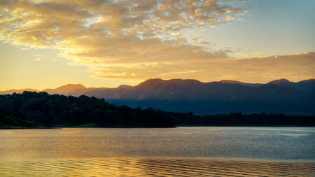 Volcano Arenal in Central Costa Rica, post processed using exposure bracketingの写真素材