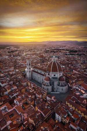 Santa Maria del Fiore Cathedral in Florence, Italy