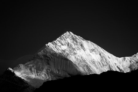 Annapurna Circuit in Black and White