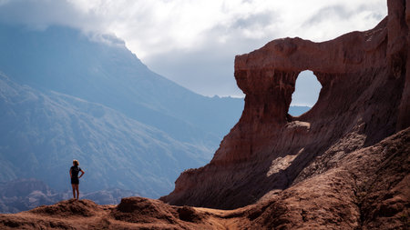 Cafayate in Salta Region Northern Argentinaの写真素材