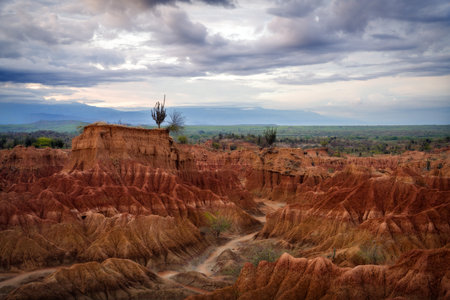 Tatacoa Desert in Southern Colombiaの写真素材