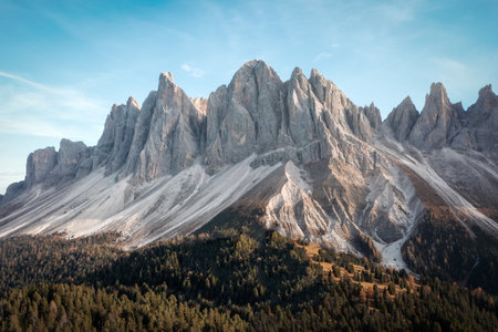 Geisleralm in the Italian Dolomitesの写真素材