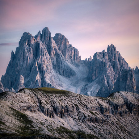 Cadini di Misurina in Italian Dolomitesの写真素材