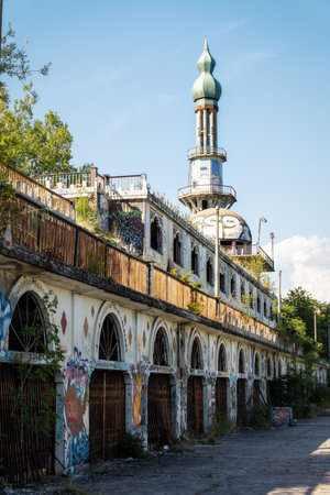 Consonno Lost Village in Italy, August 2023の写真素材