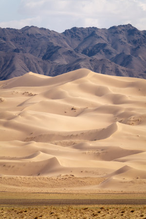 Gobi Desert in Central Mongoliaの写真素材