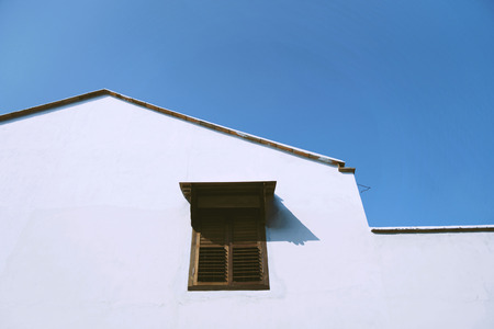 Antique Window Of Penang Heritage Buildingの写真素材