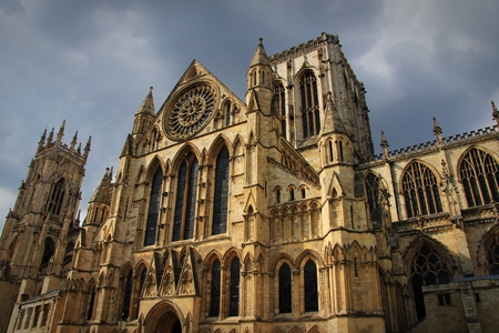 York Minster - Yorkshire, UK.の写真素材