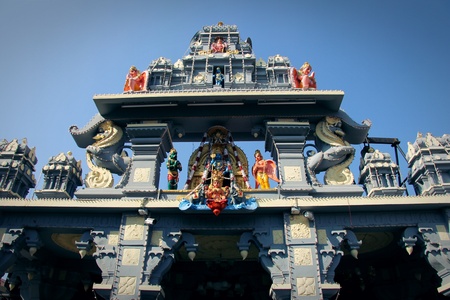 January 2016 - visited the famous Sri Krishna Matha temple - Udupi, Karnataka, Indiaの写真素材