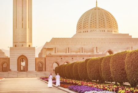 Sultan Qaboos Mosque - Muscat, Omanの写真素材
