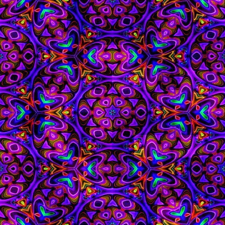 seamless texture of pink to blue abstract shapesの写真素材