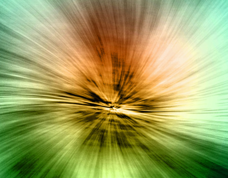 Image of Motion fast in colorful tunnel ,abstract speed toward the light.Abstract Blur Car Traffic Tunnel Background. vortex with a bright light streaks. zooming blur rotate circle pattern backgroundの写真素材