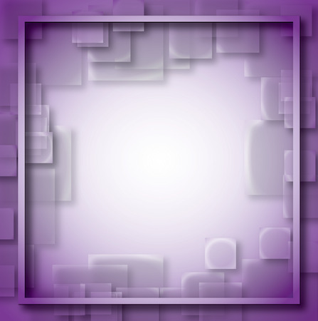 Illustration of purple empty, single, colorful, web, internet, square frame.の写真素材
