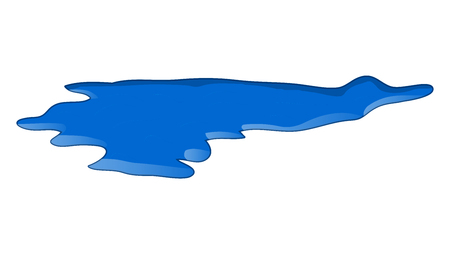 water puddle vector symbol icon design.のイラスト素材