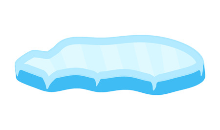 ice floe vector symbol icon design. Beautiful illustration isolated on white backgroundのイラスト素材