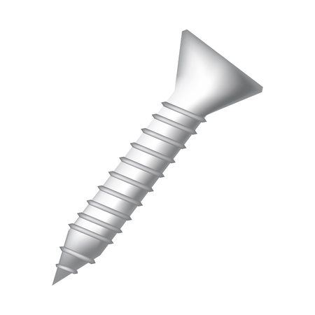 A screw  vector symbol icon design. Beautiful illustration isolated on white background.のイラスト素材