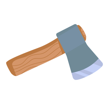 cartoon ax, hatchet vector symbol icon design. Beautiful illustration isolated on white backgroundのイラスト素材