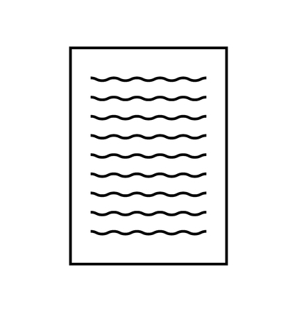 Paper document file web icon vector symbol  design. Beautiful illustration isolated on white backgroundのイラスト素材