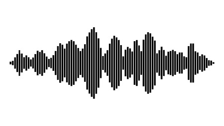 Equalizer music sound wave vector symbol icon design.のイラスト素材