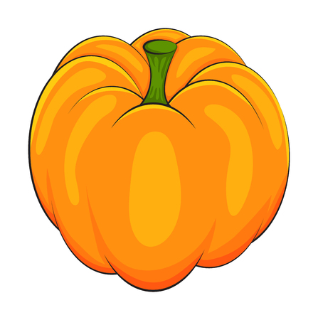 pumpkin  vector symbol icon design. Beautiful illustration isolated on white backgroundのイラスト素材