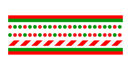 Christmas border line icon.のイラスト素材