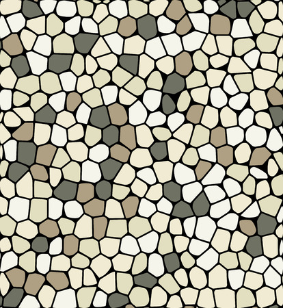 stone pebble texture mosaic vector background wallpaperのイラスト素材