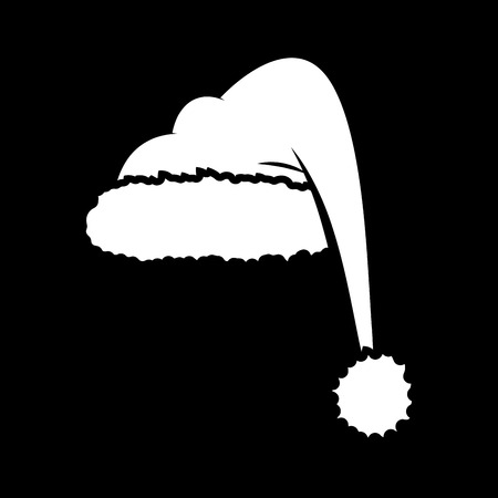 Santa hat outline designのイラスト素材