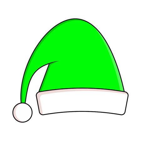 Elf hat for Christmas designのイラスト素材