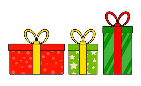 Christmas presents icon.のイラスト素材