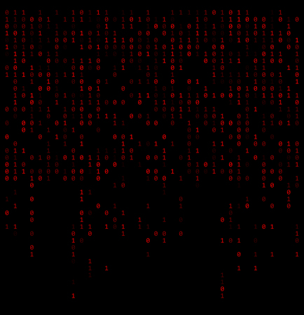 binary digits falling backgroundのイラスト素材