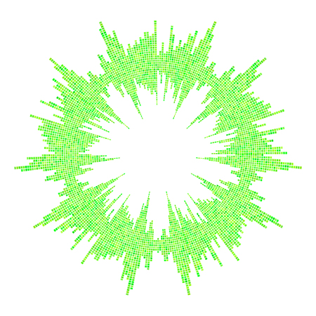 round equalizer, sound wave isolated on white background
のイラスト素材