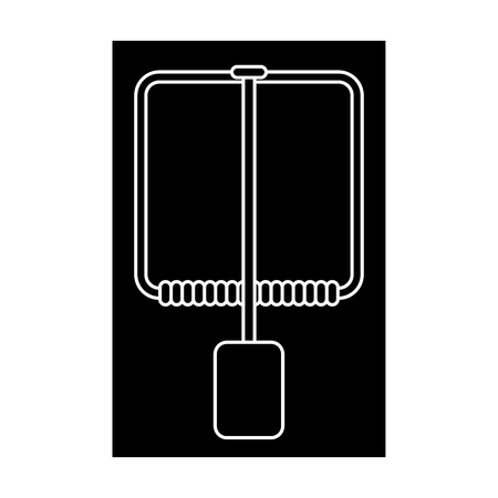 mouse trap design isolated on white backgroundのイラスト素材