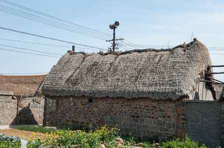 An old chinese buildingのeditorial素材