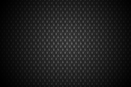 Black Floral Pattern - Black Floral Background (with Black Vignette) の写真素材
