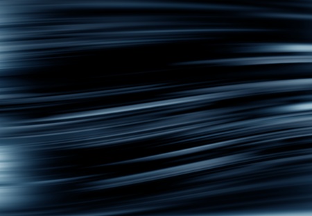 Dark Abstract Wavy Background. Elegant Black-Blue Background.の写真素材