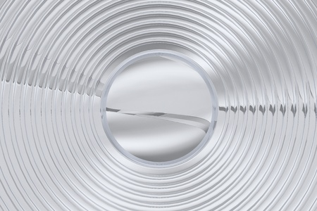 Silver-Chromed Speaker Membrane Backgroundの写真素材