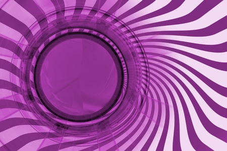 Pinky Logo Space. Cool Glassy Logo Space with Twisted White Rays. Logo Space Designの写真素材