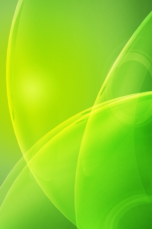Glassy Green Elegant Vertical Background. Cool Yellow-Kiwi Color.の写真素材