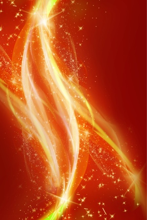 Red Sparks and Smoke Abstract Background. Abstract Backgrounds Collection.の写真素材
