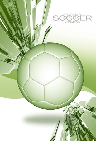 Soccer Tournament Light Green Background / Soccer Tournament Layout. Just Place Your Copy and Logo! Sport Illustrations Collectionの写真素材