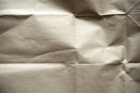 Crumpled Paper Background. Browny Paper Background