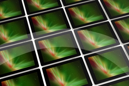 Tablets Background  Mobile Tablet Computers Background 3D Rendered 